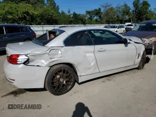 2015 BMW 4 Series 428i xDrive with VIN WBA3T1C55FP820797, listed as a Copart auction lot 74568794 with Not Provided miles and Salvage Title. Bid and sale history available at carsss.com. Image 3.