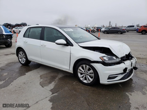 2019 Volkswagen Golf S with VIN 3VWG57AU1KM025058, listed as a Copart auction lot 38925153 with 73,303 mi miles. Bid and sale history available at carsss.com. Image 4.