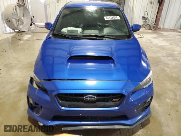 2016 Subaru WRX STI with VIN JF1VA2M61G9818068, listed as a Copart auction lot 81422574 with 50,931 mi miles and Clean title. Bid and sale history available at DreamBid. Image 5.