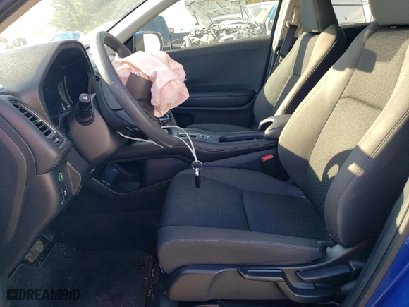 2021 Honda HR-V EX with VIN 3CZRU6H5XMM718764, listed as a Copart auction lot 46719295 with 64,200 mi miles and Salvage Title. Bid and sale history available at carsss.com. Image 7.