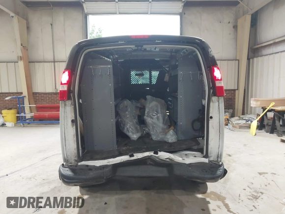 2021 Chevrolet Express Cargo with VIN 1GCWGAFP4M1160480, listed as a IAAI auction lot 42621437 with 99,142 mi miles and . Bid and sale history available at DreamBid. Image 17.