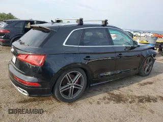 2020 Audi SQ5 Premium Plus with VIN WA1B4AFY1L2023175, listed as a Copart auction lot 59891245 with Not provided miles and Salvage title. Bid and sale history available at DreamBid. Image 3.
