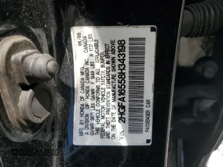 2008 Honda Civic LX with VIN 2HGFA16558H343198, listed as a Copart auction lot 52745625 with 217,403 mi miles and Salvage Title. Bid and sale history available at DreamBid. Image 14.