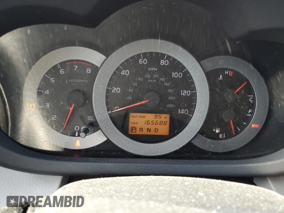 2007 Toyota RAV4 with VIN JTMBD33V976037304, listed as a Copart auction lot 54389285 with 165,688 mi miles and Clean Title. Bid and sale history available at carsss.com. Image 9.