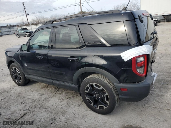 2021 Ford Bronco Sport Outer Banks with VIN 3FMCR9C6XMRA73563, listed as a Copart auction lot 42875075 with 103,015 mi miles and Salvage Title. Bid and sale history available at carsss.com. Image 2.