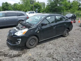 2019 Mitsubishi Mirage ES with VIN ML32F3FJ9KHF04405, listed as a Copart auction lot 63208555 with 42,122 mi miles and Salvage title. Bid and sale history available at DreamBid. Image 1.