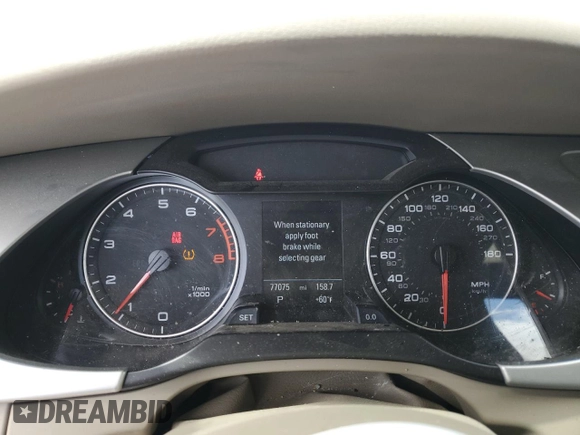 2010 Audi A4 Premium Plus с VIN WAUEFAFL9AN062865, выставлен на аукционе Copart как лот 51503465 с пробегом 77 075 миль миль и Списание • Salvage title. История ставок и продаж доступна на DreamBid. Изображение 9.