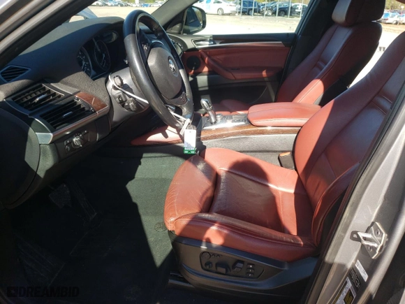 2014 BMW X6 xDrive35i with VIN 5UXFG2C50E0C44071, listed as a Copart auction lot 50676515 with 197,969 mi miles and Salvage Title. Bid and sale history available at carsss.com. Image 7.