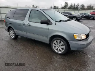 2000 Toyota Sienna CE with VIN 4T3GF19C0YU301648, listed as a Copart auction lot 49411324 with 227,142 mi miles and Salvage Title. Bid and sale history available at carsss.com. Image 4.