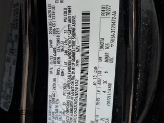 2013 Ford Escape SE with VIN 1FMCU0GXXDUB76102, listed as a Copart auction lot 44226025 with 104,127 mi miles and Salvage Title. Bid and sale history available at DreamBid. Image 14.