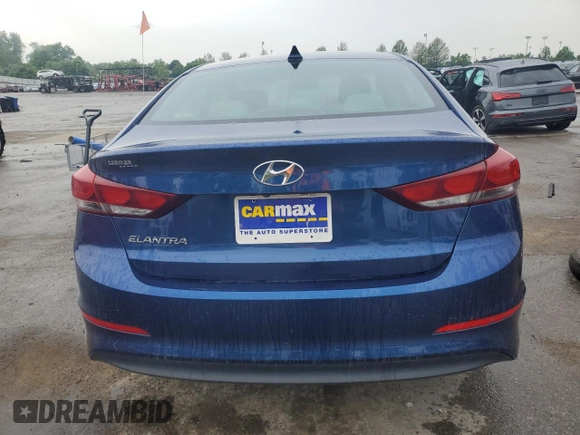 2017 Hyundai Elantra SE z VIN 5NPD84LF3HH183829, wystawiony jako Copart lot #58819665 z przebiegiem Nie podano mil oraz Czysty tytuł • Clean title. Historia ofert i sprzedaży dostępna na DreamBid. Obrazek 6.