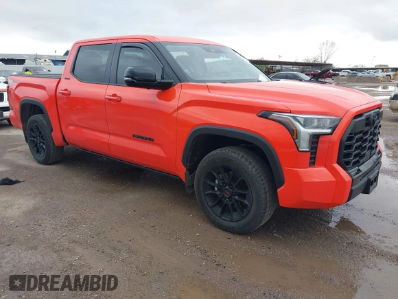 2024 Toyota Tundra Limited z VIN 5TFWA5DB4RX168552, wystawiony jako IAAI lot #41915669 z przebiegiem 24 622 mil mil oraz . Historia ofert i sprzedaży dostępna na DreamBid. Obrazek 1.