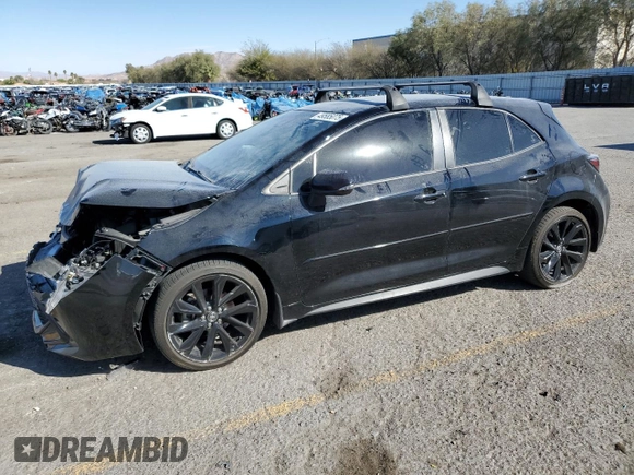 2022 Toyota Corolla Hatchback SE with VIN JTND4MBE2N3189211, listed as a Copart auction lot 49585075 with 30,486 mi miles and Salvage Title. Bid and sale history available at carsss.com. Image 1.