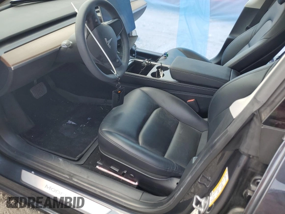 2022 Tesla Model 3 Long Range with VIN 5YJ3E1EB8NF172896, listed as a Copart auction lot 50211025 with Not Provided miles and Salvage Title. Bid and sale history available at DreamBid. Image 7.