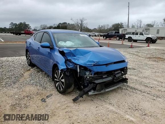 2024 Nissan Sentra SV with VIN 3N1AB8CVXRY213001, listed as a Copart auction lot 47650615 with 11,812 mi miles and Salvage Title. Bid and sale history available at DreamBid. Image 10.