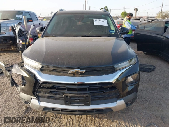 2021 Chevrolet TrailBlazer LT with VIN KL79MPS20MB040640, listed as a IAAI auction lot 41847613 with 48,243 mi miles and . Bid and sale history available at DreamBid. Image 13.