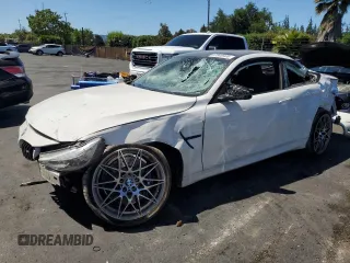 2017 BMW M4 with VIN WBS3R9C59HK709808, listed as a Copart auction lot 57846965 with Not provided miles and Salvage title. Bid and sale history available at DreamBid. Image 1.