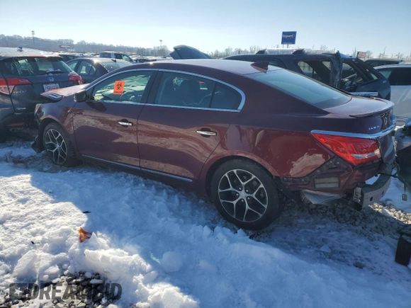 2016 Buick LaCrosse Sport Touring with VIN 1G4G45G33GF183400, listed as a Copart auction lot 41443495 with Not provided miles and Salvage title. Bid and sale history available at DreamBid. Image 2.