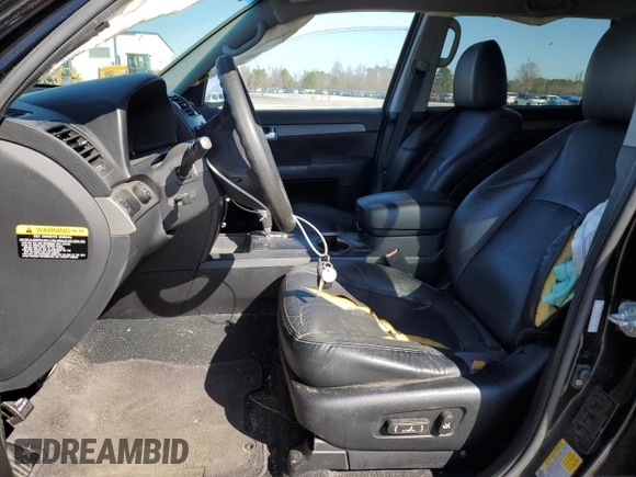 2009 Kia Borrego LX with VIN KNDJH741295020453, listed as a Copart auction lot 43809965 with 188,077 mi miles and Salvage Title. Bid and sale history available at DreamBid. Image 7.