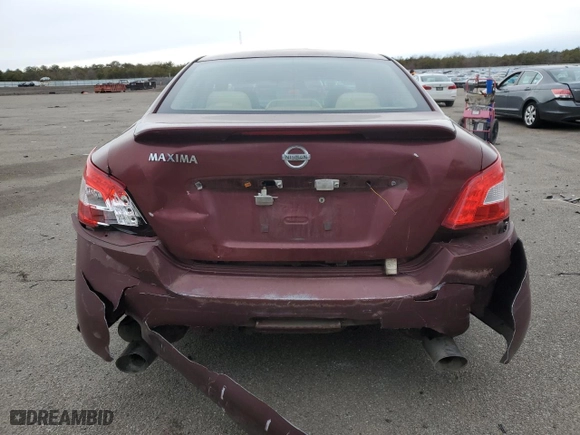 2010 Nissan Maxima 3.5 S with VIN 1N4AA5AP6AC805808, listed as a Copart auction lot 46304495 with 218,361 mi miles and Salvage Title. Bid and sale history available at carsss.com. Image 6.