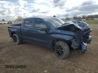 2019 Chevrolet Silverado 1500 Custom with VIN 3GCPYBEH7KG218243, listed as a Copart auction lot 53064075 with 68,331 mi miles and Salvage Title. Bid and sale history available at DreamBid. Image 4.