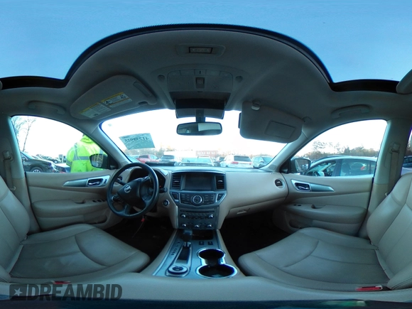 2017 Nissan Pathfinder SV with VIN 5N1DR2MM4HC630884, listed as a IAAI auction lot 41238925 with 114,622 mi miles. Bid and sale history available at carsss.com. Image 19.