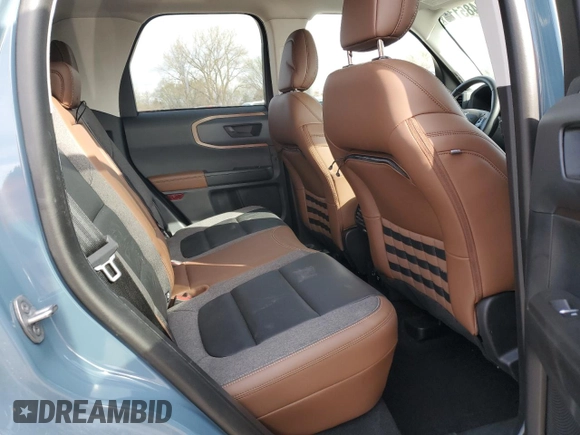 2023 Ford Bronco Sport Outer Banks with VIN 3FMCR9C69PRE09160, listed as a Copart auction lot 52485115 with 38,032 mi miles and Salvage title. Bid and sale history available at DreamBid. Image 11.