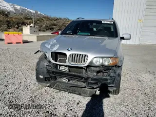 2005 BMW X5 4.4i with VIN 5UXFB53525LV14607, listed as a Copart auction lot 50407195 with 139,660 mi miles and Salvage Title. Bid and sale history available at carsss.com. Image 12.