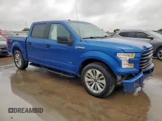 2017 Ford F-150 XL with VIN 1FTEW1CP8HKD16751, listed as a Copart auction lot 60303745 with 127,353 mi miles and Salvage title. Bid and sale history available at DreamBid. Image 4.