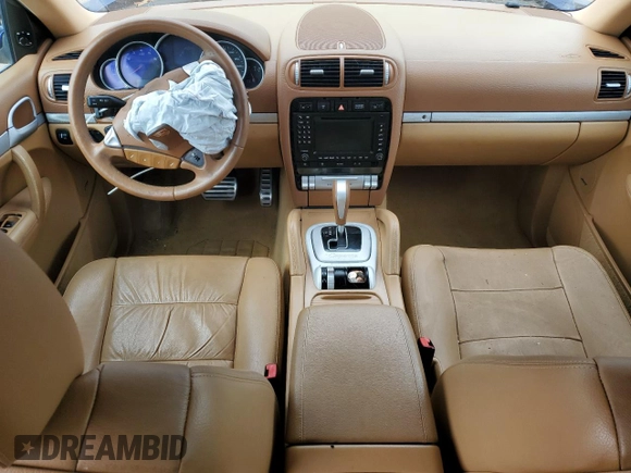 2008 Porsche Cayenne S with VIN WP1AB29P48LA46367, listed as a Copart auction lot 65036355 with Not provided miles and Clean title. Bid and sale history available at DreamBid. Image 8.