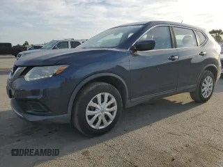 2016 Nissan Rogue S with VIN KNMAT2MV7GP633321, listed as a Copart auction lot 52553205 with 151,706 mi miles and Clean Title. Bid and sale history available at carsss.com. Image 1.