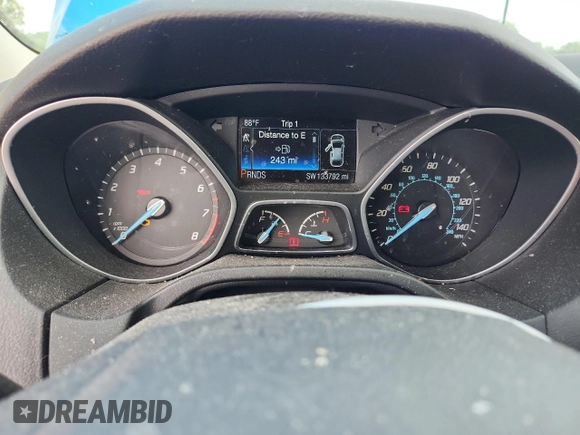 2014 Ford Focus Titanium with VIN 1FADP3N21EL198009, listed as a Copart auction lot 61939335 with 133,792 mi miles and Clean title. Bid and sale history available at DreamBid. Image 9.