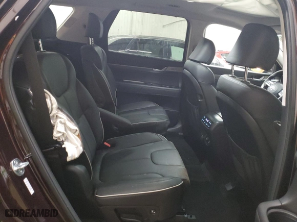 2024 Hyundai Palisade SEL with VIN KM8R4DGE5RU723204, listed as a Copart auction lot 86903934 with 6,515 mi miles and Salvage Title. Bid and sale history available at carsss.com. Image 11.