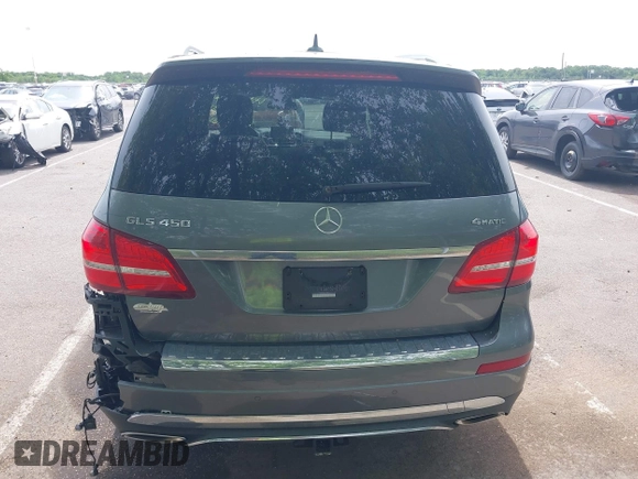 2019 Mercedes-Benz GLS 450 with VIN 4JGDF6EE1KB226588, listed as a IAAI auction lot 42310009 with 116,124 mi miles and . Bid and sale history available at DreamBid. Image 16.
