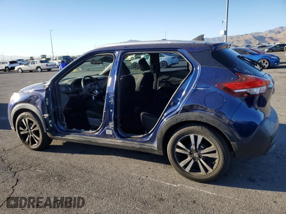 2019 Nissan Kicks S with VIN 3N1CP5CU7KL533458, listed as a Copart auction lot 42202135 with 126,323 mi miles and Salvage Title. Bid and sale history available at carsss.com. Image 2.