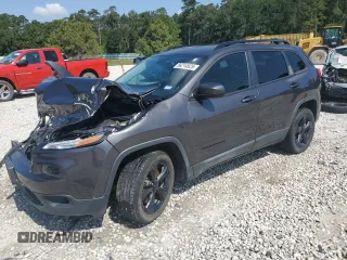 2018 Jeep Cherokee Latitude Tech Connect with VIN 1C4PJLCB8JD544024, listed as a Copart auction lot 56214525 with 84,302 mi miles and Salvage title. Bid and sale history available at DreamBid. Image 1.