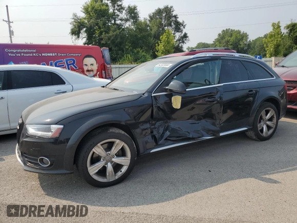 2015 Audi allroad Premium Plus with VIN WA1UFAFLXFA021703, listed as a Copart auction lot 64302004 with 119,664 mi miles and Salvage Title. Bid and sale history available at carsss.com. Image 1.