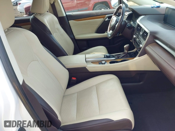 2019 Lexus RX 350 z VIN 2T2BZMCA9KC208327, wystawiony jako IAAI lot #42415614 z przebiegiem 83 707 mil mil oraz . Historia ofert i sprzedaży dostępna na DreamBid. Obrazek 5.