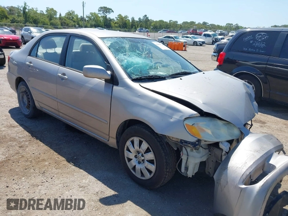 2003 Toyota Corolla CE with VIN 2T1BR32E53C015709, listed as a IAAI auction lot 42057744 with 120,022 mi miles and . Bid and sale history available at DreamBid. Image 1.