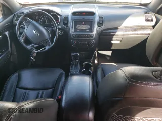 2014 Kia Sorento SX with VIN 5XYKWDA75EG487675, listed as a Copart auction lot 49049185 with 184,150 mi miles and Salvage Title. Bid and sale history available at carsss.com. Image 8.