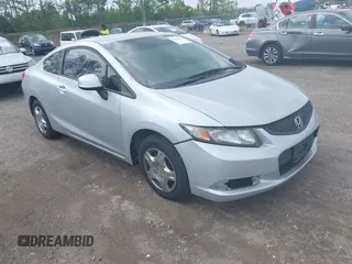2013 Honda Civic Cpe LX with VIN 2HGFG3B54DH526537, listed as a IAAI auction lot 41931424 with 224,318 mi miles. Bid and sale history available at carsss.com. Image 1.