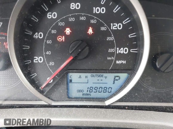 2013 Toyota RAV4 XLE with VIN 2T3RFREV7DW113833, listed as a IAAI auction lot 41545018 with 189,080 mi miles. Bid and sale history available at carsss.com. Image 16.
