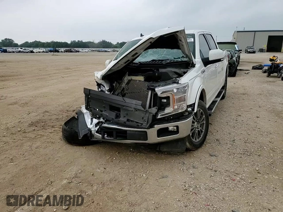 2020 Ford F-150 XL with VIN 1FTEW1CP4LKF46733, listed as a Copart auction lot 55809085 with 54,699 mi miles and Salvage title. Bid and sale history available at DreamBid. Image 13.