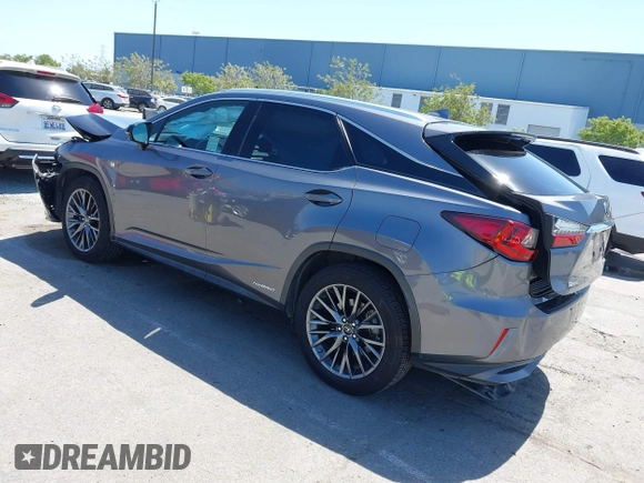 2017 Lexus RX 450h with VIN 2T2BGMCA1HC017547, listed as a IAAI auction lot 42314547 with 105,374 mi miles and . Bid and sale history available at DreamBid. Image 3.