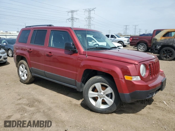 2017 Jeep Patriot High Altitude with VIN 1C4NJRFB3HD174634, listed as a Copart auction lot 54771665 with 92,344 mi miles and Salvage title. Bid and sale history available at DreamBid. Image 4.