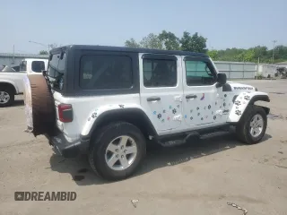 2020 Jeep Wrangler Unlimited Rubicon z VIN 1C4HJXFG8LW244882, wystawiony jako Copart lot #59293225 z przebiegiem 36 061 mil mil oraz Szkoda całkowita • Salvage title. Historia ofert i sprzedaży dostępna na DreamBid. Obrazek 3.