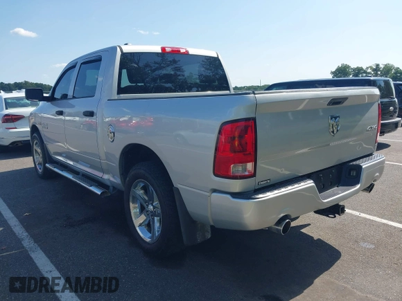 2014 Ram 1500 Express with VIN 1C6RR7KT0ES232436, listed as a IAAI auction lot 40307437 with 135,906 mi miles. Bid and sale history available at carsss.com. Image 3.