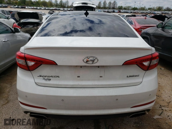 2016 Hyundai Sonata Sport with VIN 5NPE34AF4GH352681, listed as a Copart auction lot 49590854 with 88,248 mi miles and Salvage Title. Bid and sale history available at DreamBid. Image 6.