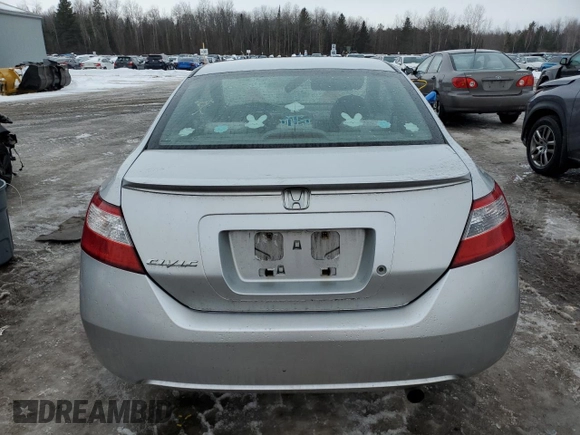 2006 Honda Civic Cpe LX with VIN 2HGFG11666H013016, listed as a Copart auction lot 47535795 with 288,657 mi miles and Clean Title. Bid and sale history available at carsss.com. Image 6.