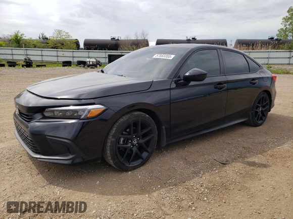 2022 Honda Civic Sport z VIN 2HGFE2F53NH600445, wystawiony jako Copart lot #57883355 z przebiegiem 47 235 mil mil oraz Szkoda całkowita • Salvage title. Historia ofert i sprzedaży dostępna na DreamBid. Obrazek 1.